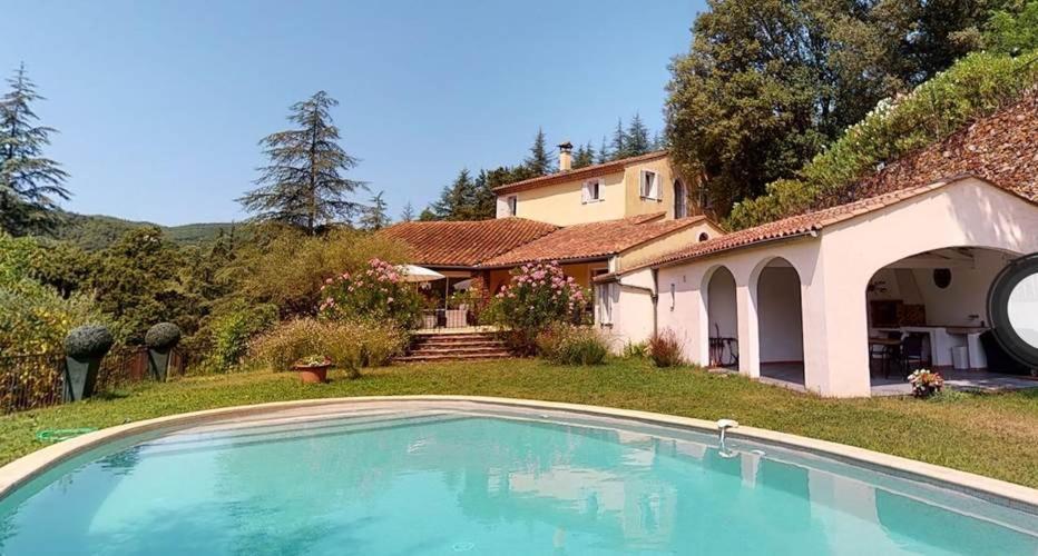 Villa Les Oliviers Maison D'Hotes Saint-Laurent-le-Minier Bagian luar foto